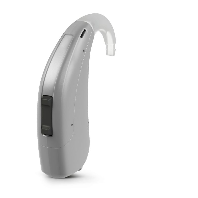 ReSound Omnia Mini RIE 60 with standard receiver Warm Grey